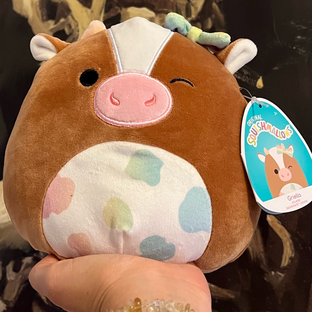 Griella brown cow squishmallow